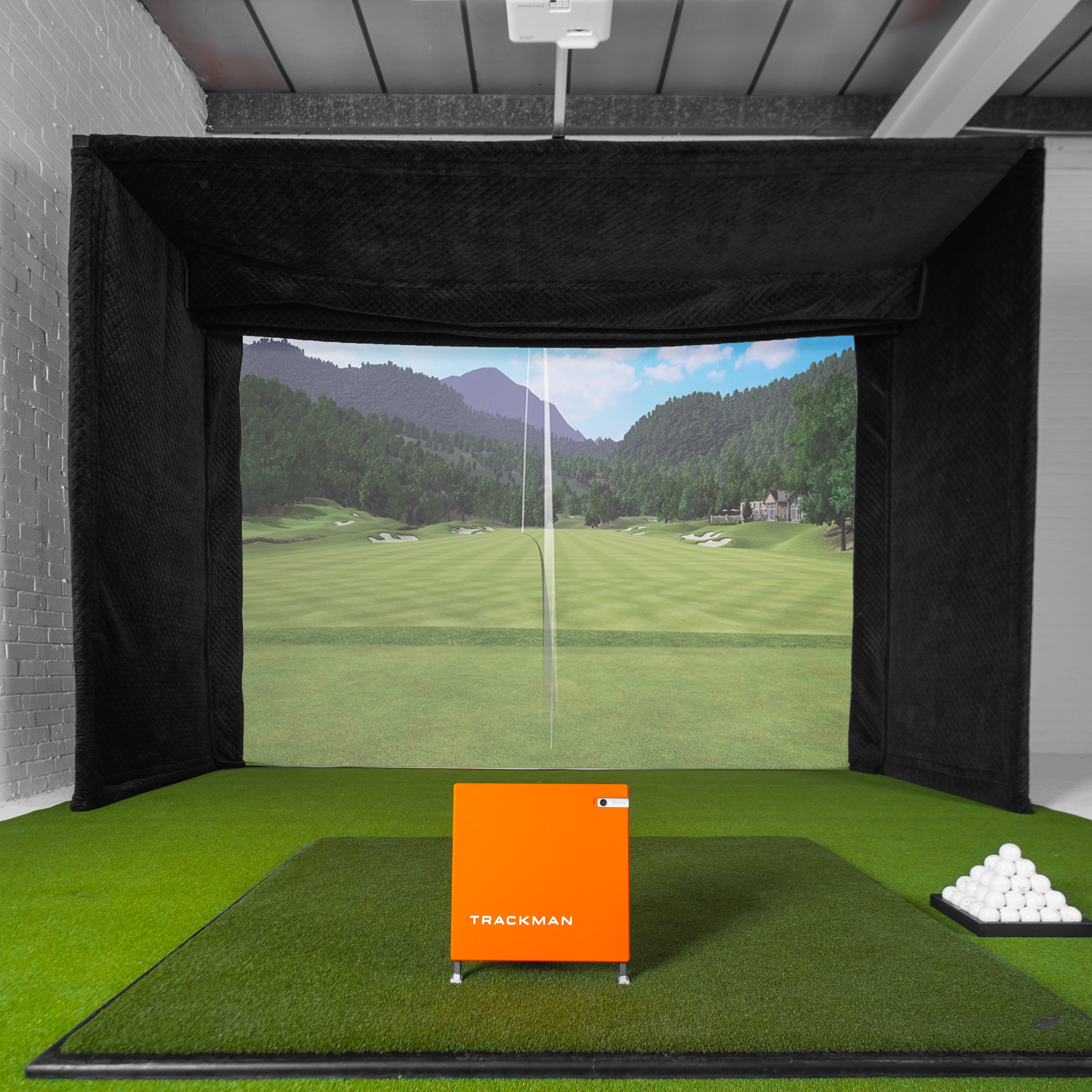 TrackMan 4 simulateur de golf intérieur